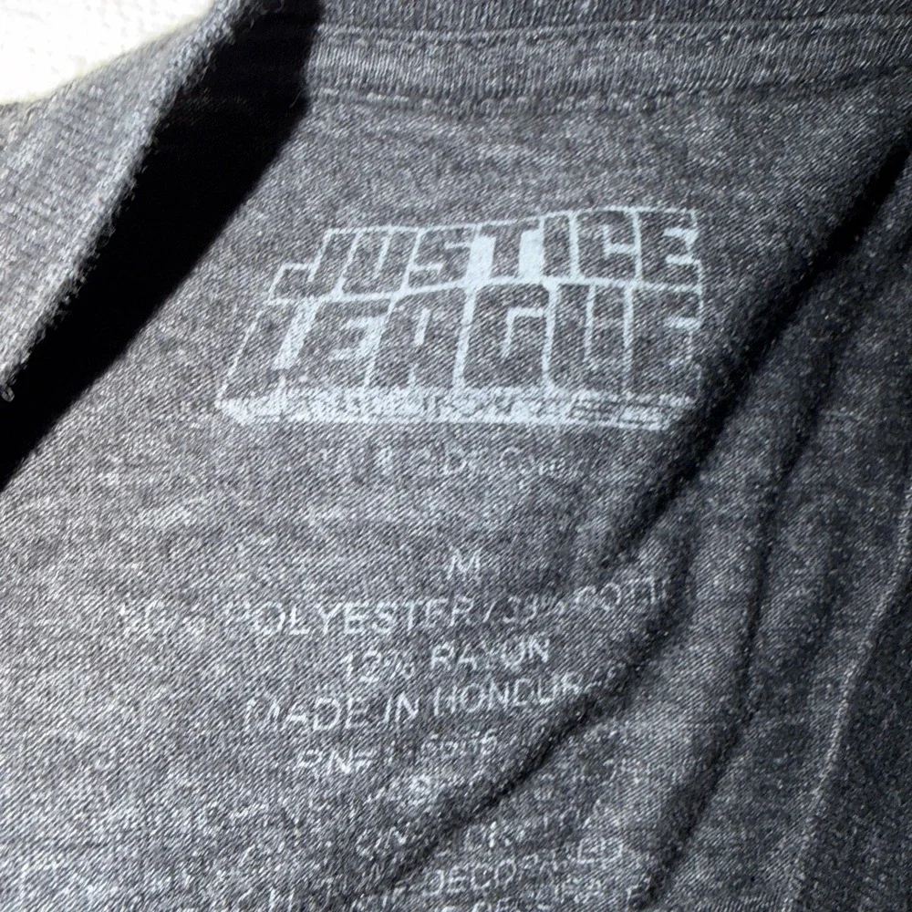 Justice‎ League Batman Superman Split Graphic T-Shirt Men's M DC Comics